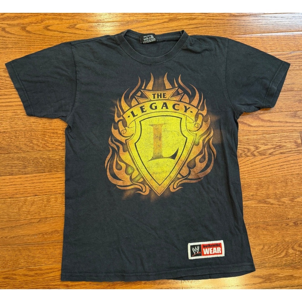 Vintage WWE The Legacy Born Better Tee Shirt Small Black Wrestling Randy Orton